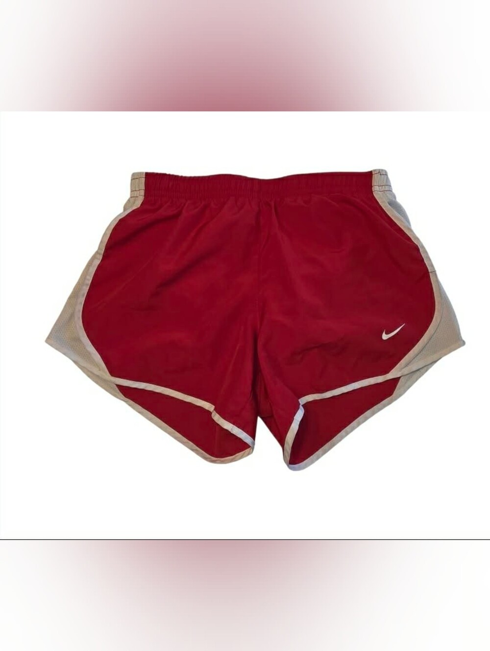Nike Dri Fit Running Shorts Red Womens Sz M Built In Bloomers Dance